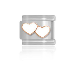 Moduł MaybeMe białe serduszka