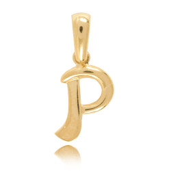 Przywieszka złota litera P