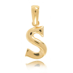 Przywieszka złota litera S
