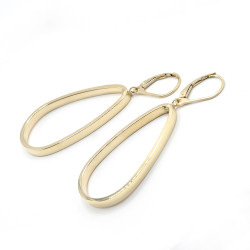 Kolczyki złote owalne