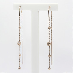 Kolczyki złote kulki...