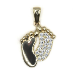 Przywieszka złota stópki z...