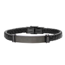 Bransoletka z czarną blachą...
