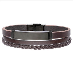 Bransoletka męska potrójna...