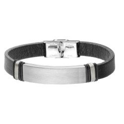 Bransoletka męska czarna...