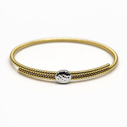 Bransoletka złota sztywna...