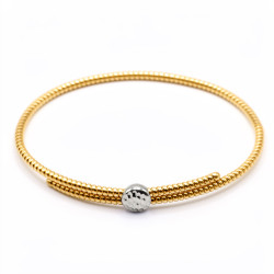 Bransoletka złota sztywna...